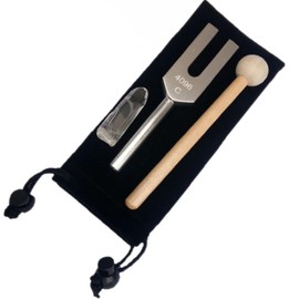 ideamall Tuning Fork 4096HZ Healing Crystal Tuner Purification Storage Pouch Included
