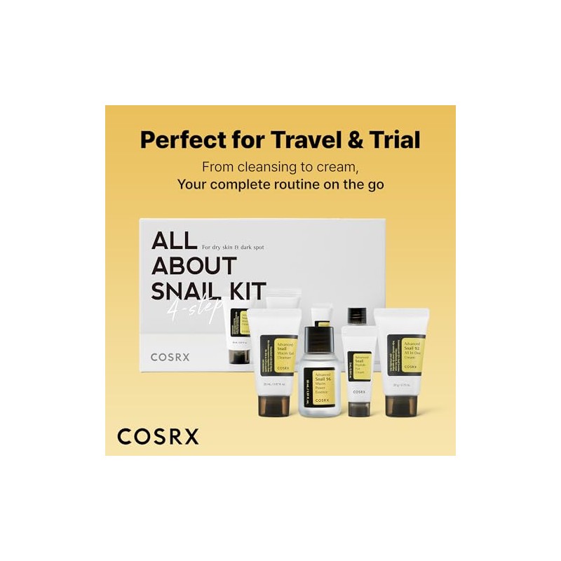 COSRX - All About Snail Kit de 4 piezas