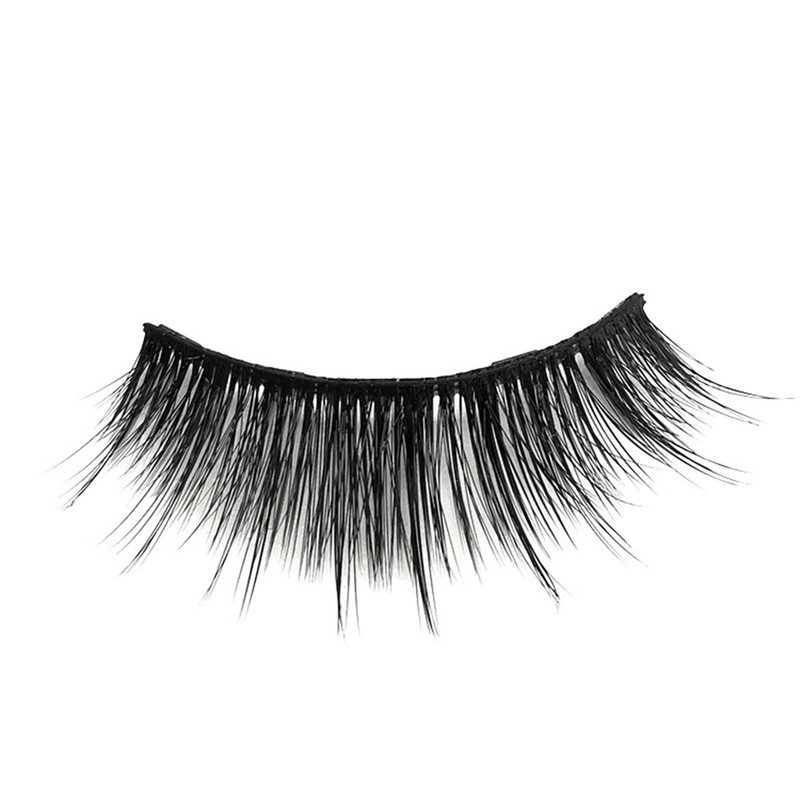 20pcs Magnetic 3D False Eyelashes Reusable Fluffy Magnetic Artficial Lashes