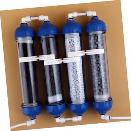 Zerodeko Transparent Water Filter Housing DIY Filter Bottle for Water Empty Filter Shell Sturdy Design for Easy Observation and Replacement Safe and Reusable Water