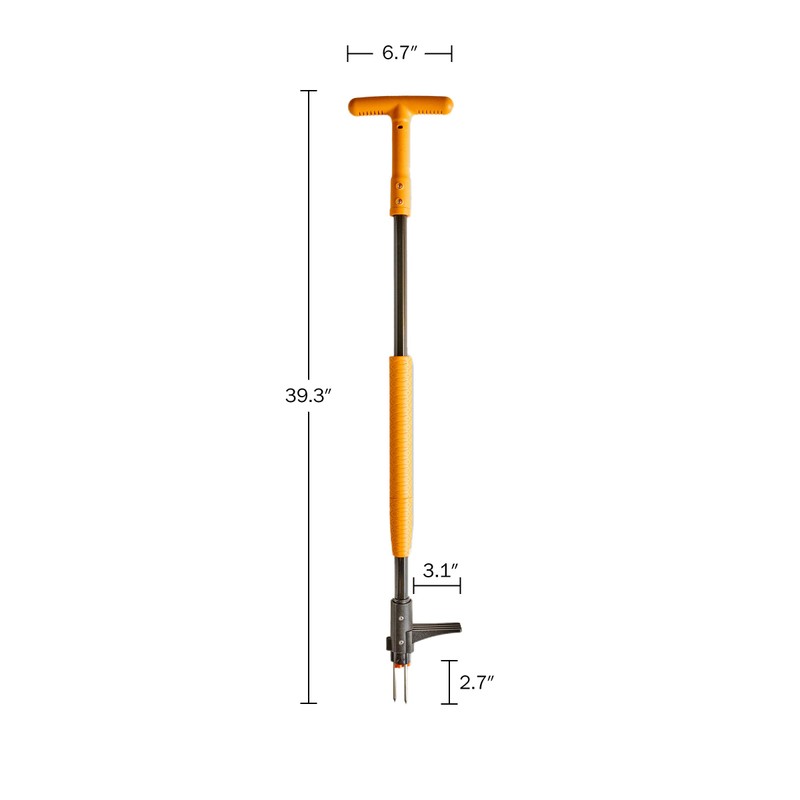 Stand Up Weed Puller Tool with Long Handle - 39”