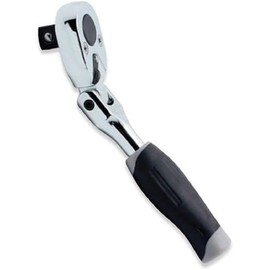 Koken 3/8 (9.5 mm) SQ. Compact Oscillating Ratchet Handle (Resin Grip), Total Length 4.7 inches (120 mm), 2774JS-3/8