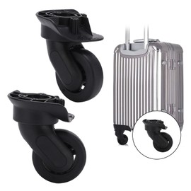 A84 Luggage Case Wheels 2PCS Swivel Caster Replacement Wheels for Suitcase Repair Part Replacement
