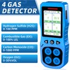 ZYKYCX 4 Gas Monitor Multi Gas Detector for O2, CO,