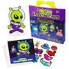 Valentine's Day Cards For Kids | Alien & UFO Kids Valentine 28 Pop-Out Cards with Stickers | Classroom Fun For Boys & Girls