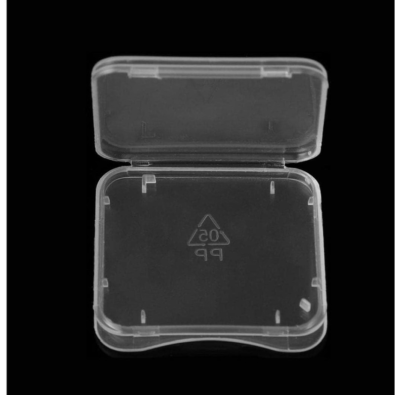 10Pcs Transparent Universal SD Card Storage Case Durable SDHC Memory