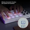MIDI Controller, RGB Drum Pads 360° Rotating Knobs, 16 Pads,