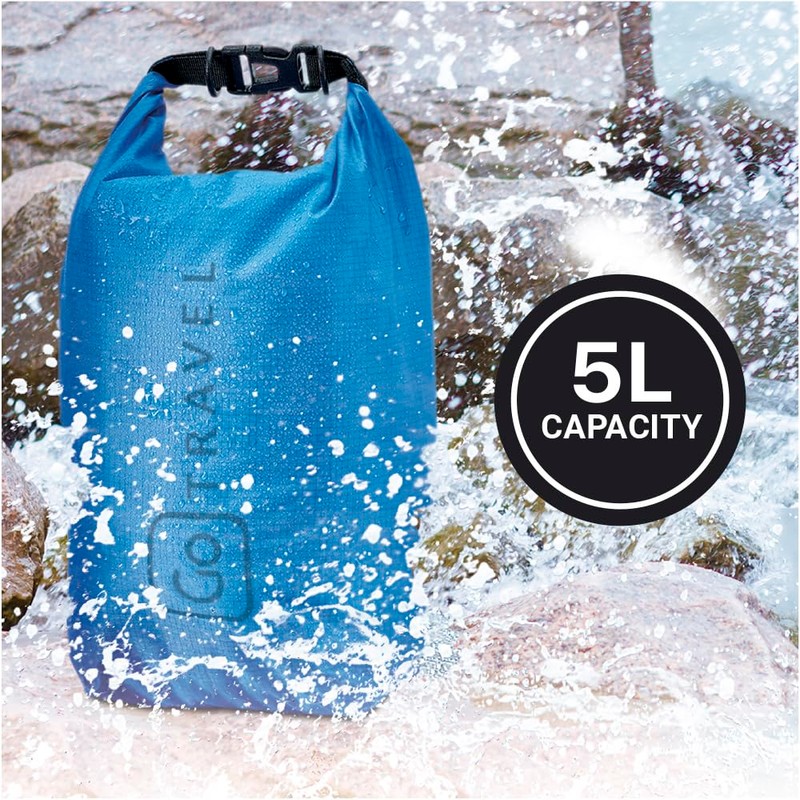 Go Travel Wet or Dry Bag with Roll Top Closure