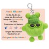 Geschenk Einschulung Schul Monster Plüsch, Einschulung Schlüsselanhänger, Glücksbringer Schule, Mutmacher