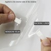 2 Rolls Window Security Film 17.3in X 9.84ft, Shackcom Tempered