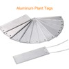 Coolrunner Plant Labels, Aluminum Plant Tags with 6 Inch Wires