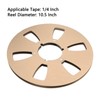 1/4 10.5 Inch Empty Takeup Reel 6 Hole Aluminum Alloy