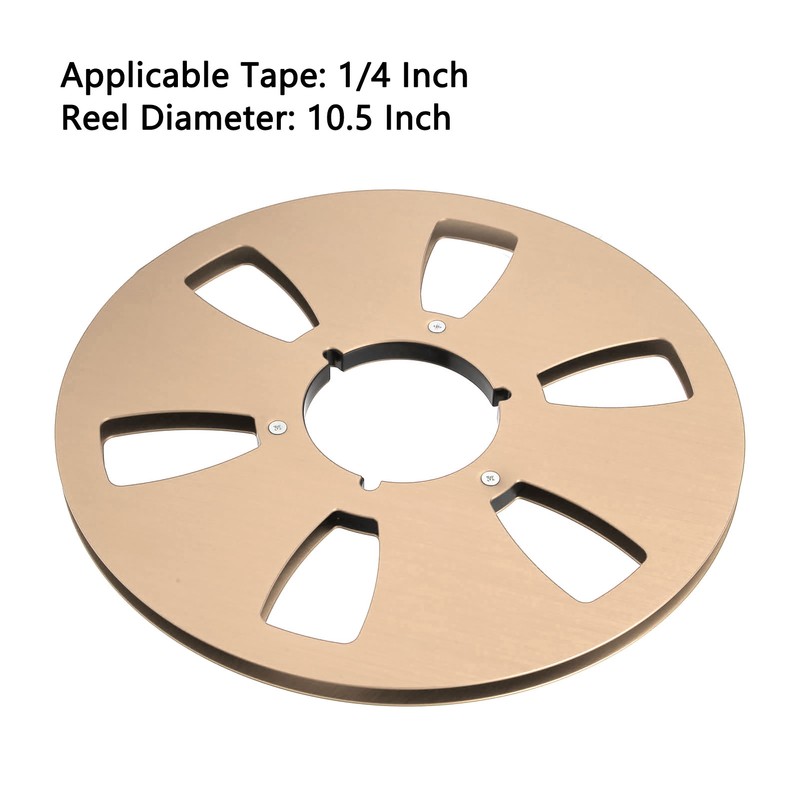 1/4 10.5 Inch Empty Takeup Reel 6 Hole Aluminum Alloy