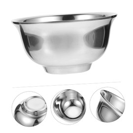 Beavorty Stainless Steel Shaving Bowl for Men Soap Foaming Bowl for Home Barbers Easy Cleaning Shaving Tool for Smooth Shave Thick Material for Warm Random Style