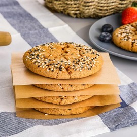 500 PCS Precut Parchment Paper Squares for Baking Cookies, Unbleached Nonstick Wax Paper Sheets for Separating Beef Patties, Freezing Hamburgers. (6x6 Inch)