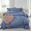 Brandream Queen Sheet Set 100% Washed Pure Cotton 4 Piece