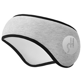 AOKWAWALIY Unisex Sleep Earmuffs 2-in-1 Sleep Masks Noise Reduction Sleep Earmuffs Comfortable and Warm Earmuffs Adjustable Ear Covers of Sleeping Running Cycling(Grey)