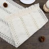 SITUMEIZI Beige Macrame Table Runner Boho with Tassels Cream Farmhouse
