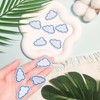 20 Pieces Mini Cloud Iron On Patches, Sew On Tiny