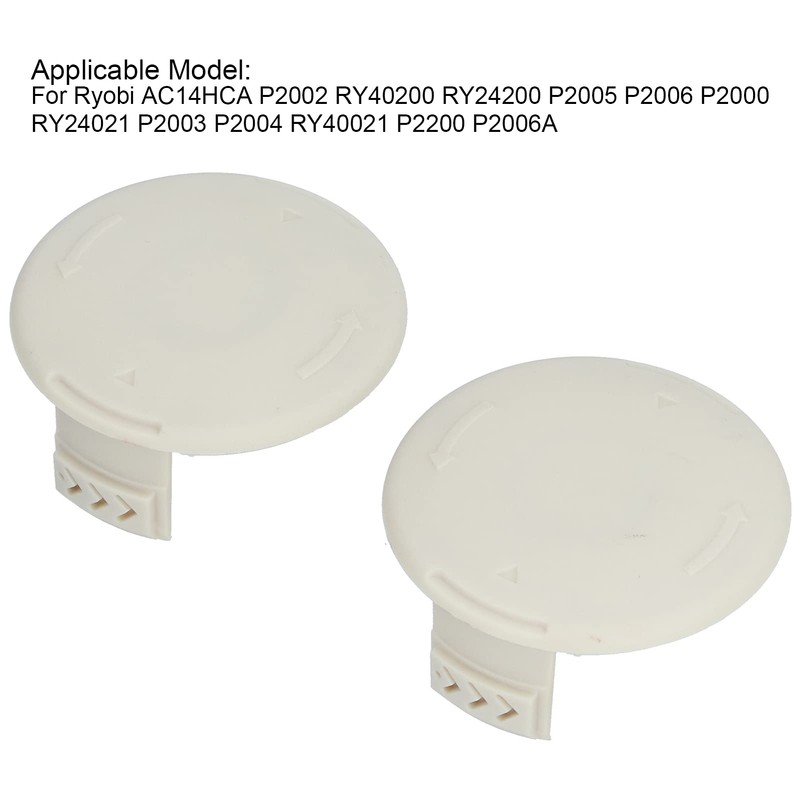 2Pcs Plastic Spool Caps 993373001 for Trimmer - Wear Resistant