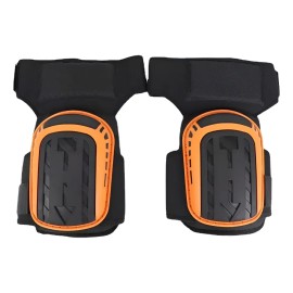 Rodilleras para Trabajo con Protección Ajustable Ergonómica y Resistentes Soporte de Rodilla para Construcción Color Negro Naranja