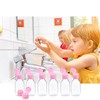 Toppdogz Travel Bottles with Wide Neck, 100ml, Labels and Clear