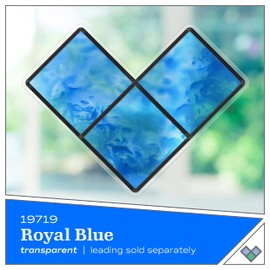 Gallery Glass, Royal Blue Stained Glass 2 fl oz Brilliant Smooth Finish Paint, Perfect for Easy to Apply DIY Arts and Crafts, 19719