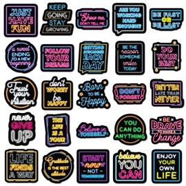 Motivational Stickers 50 Pieces Cute Decoration for Car Laptop Skateboard Bicycle Moped Motorcycle Bicycle Computer Suitable for Adults Children Inspirational Aesthetic Sticker Set