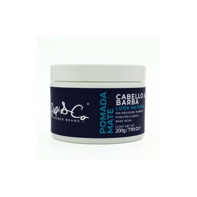 Papi & Co. Pomada Para Cabello Y Barba Matte Pomade