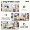 4-Pack RV Fridge Bars, Adjustable RV Tension Rods, 19.5-36.7"