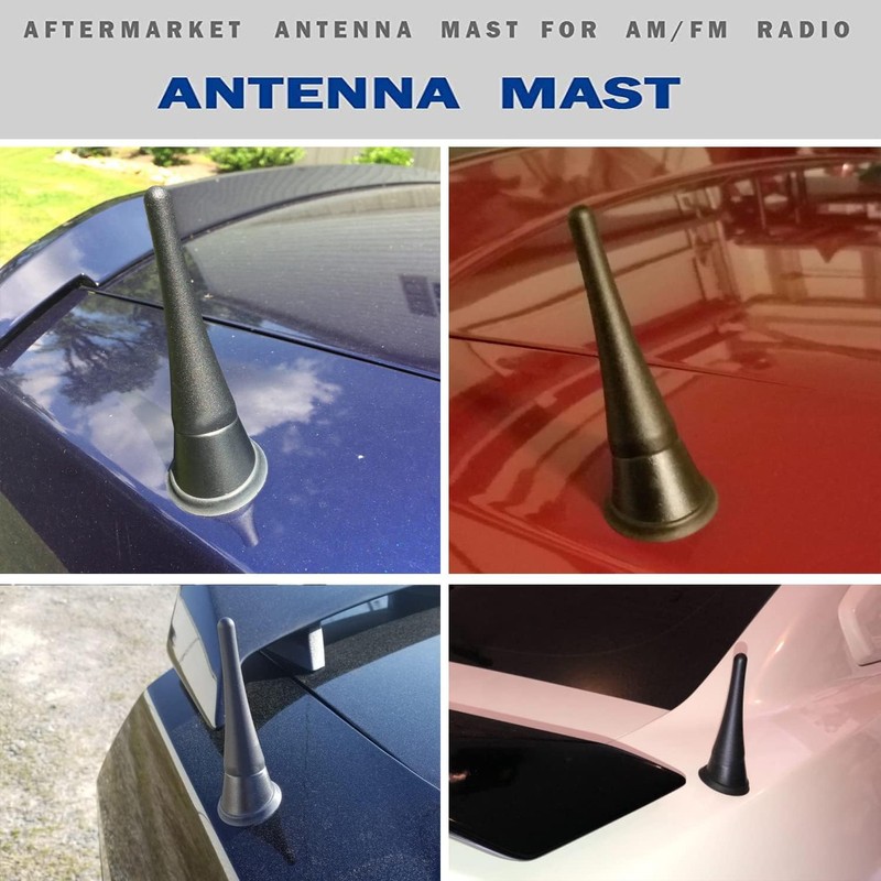 3.8 Inch Antenna for Ford Mustang (2010-2014), Aluminum Antenna Replacement