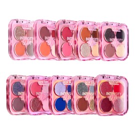 Pink Up Sombras Intensity Glam Colección Completa 10 Pzas Kit Completo