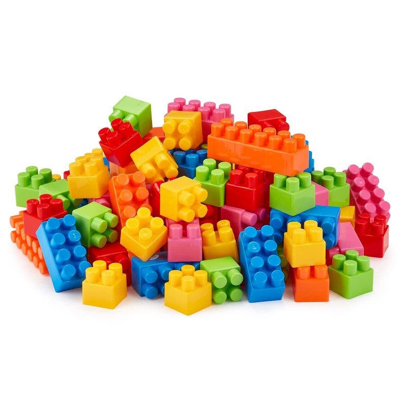 Ecoiffier Toys 838 - Bag with Bricks for Stacking -