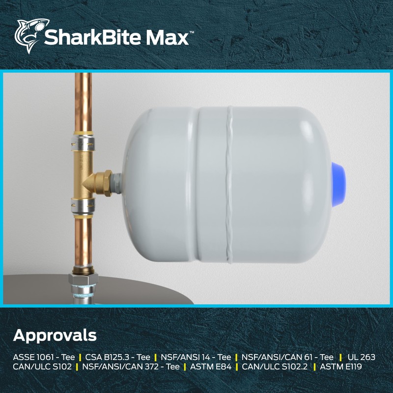 SharkBite Max 3/4 inch FNPT Slip Adapter, Push To Connect
