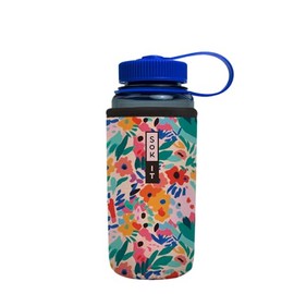 Sok It BotlSok Water Bottle Sleeve Insulated Neoprene Cover (Abstract Floral, Fits 16oz CamelBak or Nalgene)