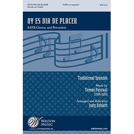 Oy es dia de placer - SATB Choral Sheet Music