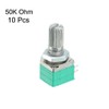 sourcing map RK097G 50K Ohm Variable Resistors Dual Turning Rotary