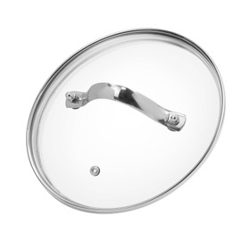 Tighall Universal Lid for Pots, Pans and Skillets, Tempered Glass Lid Fits 7" Diameter Cookware Replacement Cover with Steam Vent Hole and Heat Resistant Handle