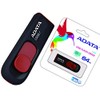ADATA 64 GB Memoria Flash USB 2.0 Deslizable Color Negro