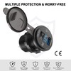 Qidoe USB car socket, car charger socket, built-in socket 12
