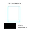 Vimvins 3 Gallon Glass Fish Tank, Easy to Maintain Small