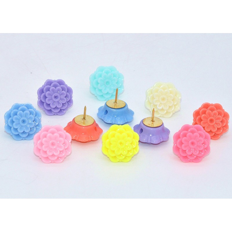10 Pcs Creative Office Decorative Thumbtacks Mushroom Pushpins for Home