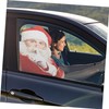 Mobestech Christmas Window Clings Car Auto Rear Sticker Merry Christmas