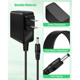 6V Power Cord Replacement Part Compatible with 10698 D0660 00660, AC/DC Adapter Power Supply Cable
