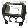tomzz Audio 2433-009 Double DIN Radio Faceplate Compatible with Mazda