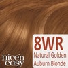 Clairol Nice'n Easy Permanent Hair Dye 108/8WR Natural Golden Auburn