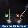 COMOWARE Titanium Impact Drill Bit Set - 30 Pcs Hex