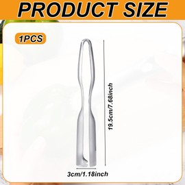 Red Bell Pepper Corer, Upgraded Stainless Steel Fruit and Vegetable Corer Remover Tool Practical Kitchen Gadget