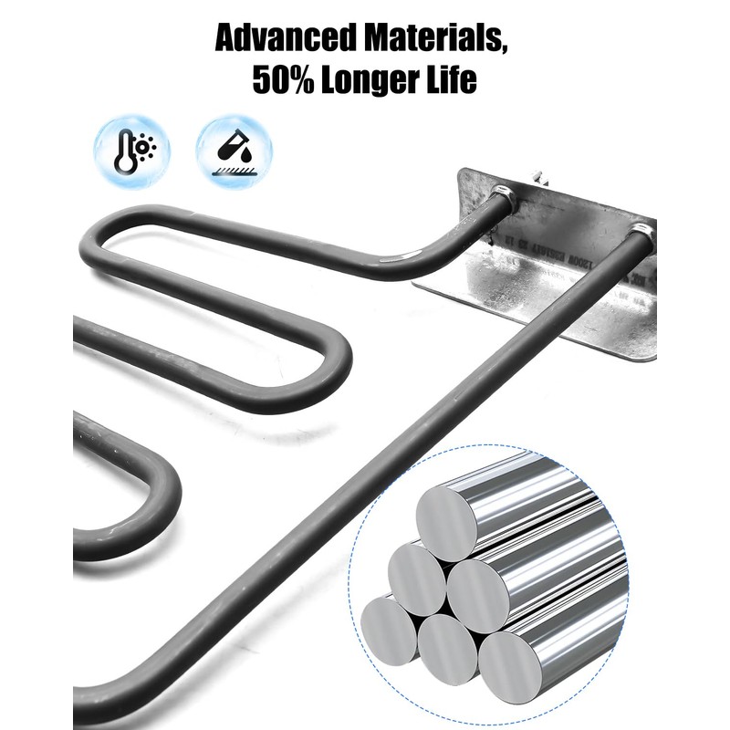 1200 Watts Electric Smoker Heating Element Replace 9907120027 Fit for