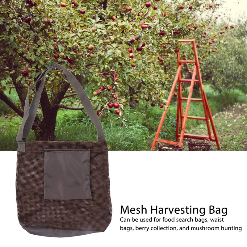 Orchard Fruit Picking Bag Mushroom Hunting Foraging Storage Pouch Large